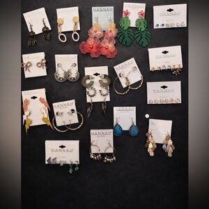 29 pairs of Hannah earrings all new